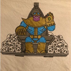 Marvel Thanos Toon style 3XL T-Shirt loot Crate MCU villains Heroes Ironman